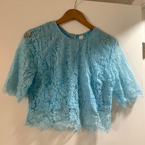 Lace crop top